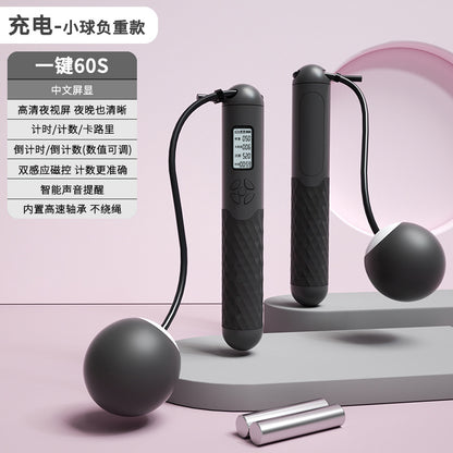 TenohFit Rechargeable Wireless Jump Rope with Electronic Rep Counter