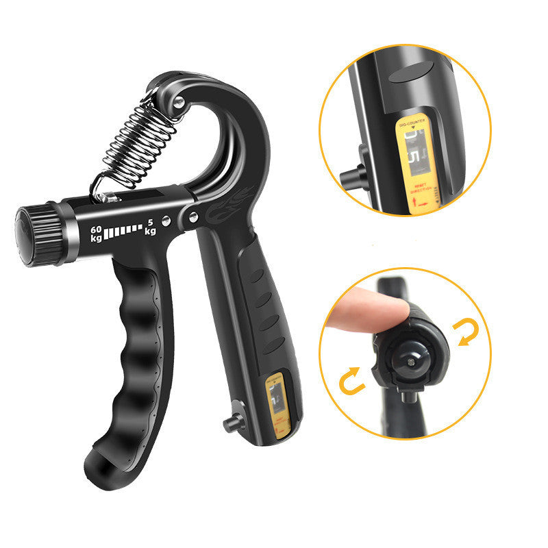 Adjustable Counting Grip Strength Trainer — Hand & Finger Exerciser