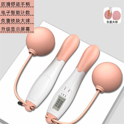 TenohFit Smart Jump Rope Set — Wireless Ball or Traditional Cord with Counter