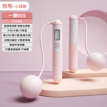 TenohFit Rechargeable Wireless Jump Rope with Electronic Rep Counter