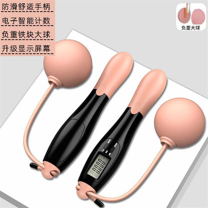 TenohFit Smart Jump Rope Set — Wireless Ball or Traditional Cord with Counter