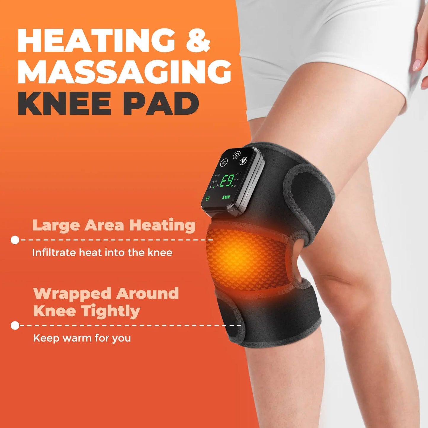 Electric Heated Vibration Massager — Knee Shoulder & Elbow Pain Relief
