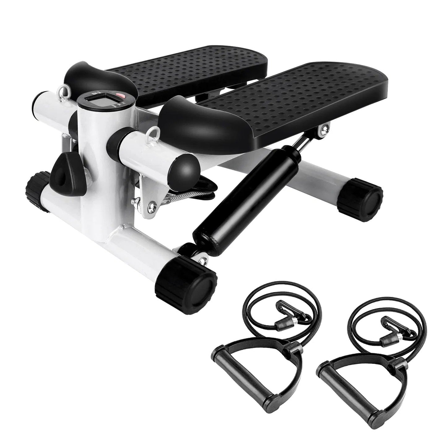 Compact Portable Mini Stepper for Women — Full Body Workout with Resistance Bands