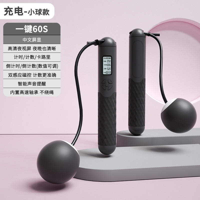 TenohFit Rechargeable Wireless Jump Rope with Electronic Rep Counter