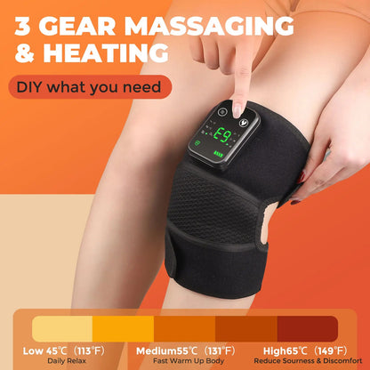 Electric Heated Vibration Massager — Knee Shoulder & Elbow Pain Relief