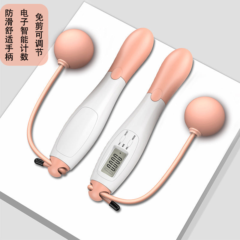 TenohFit Smart Jump Rope Set — Wireless Ball or Traditional Cord with Counter
