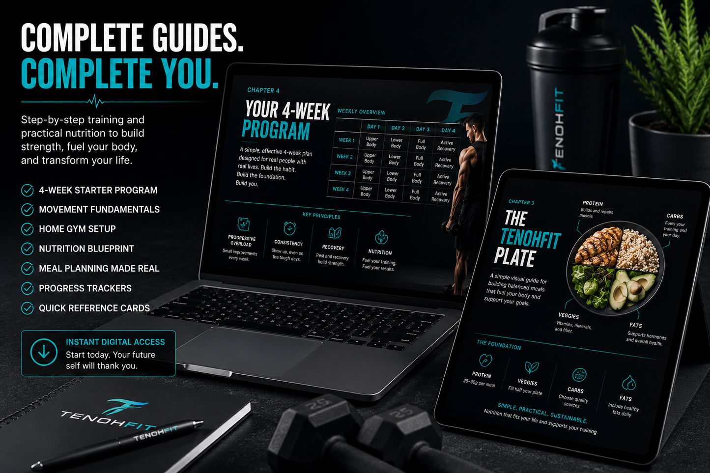 TenohFit Complete Foundation Bundle — Starter Guide + Nutrition Guide