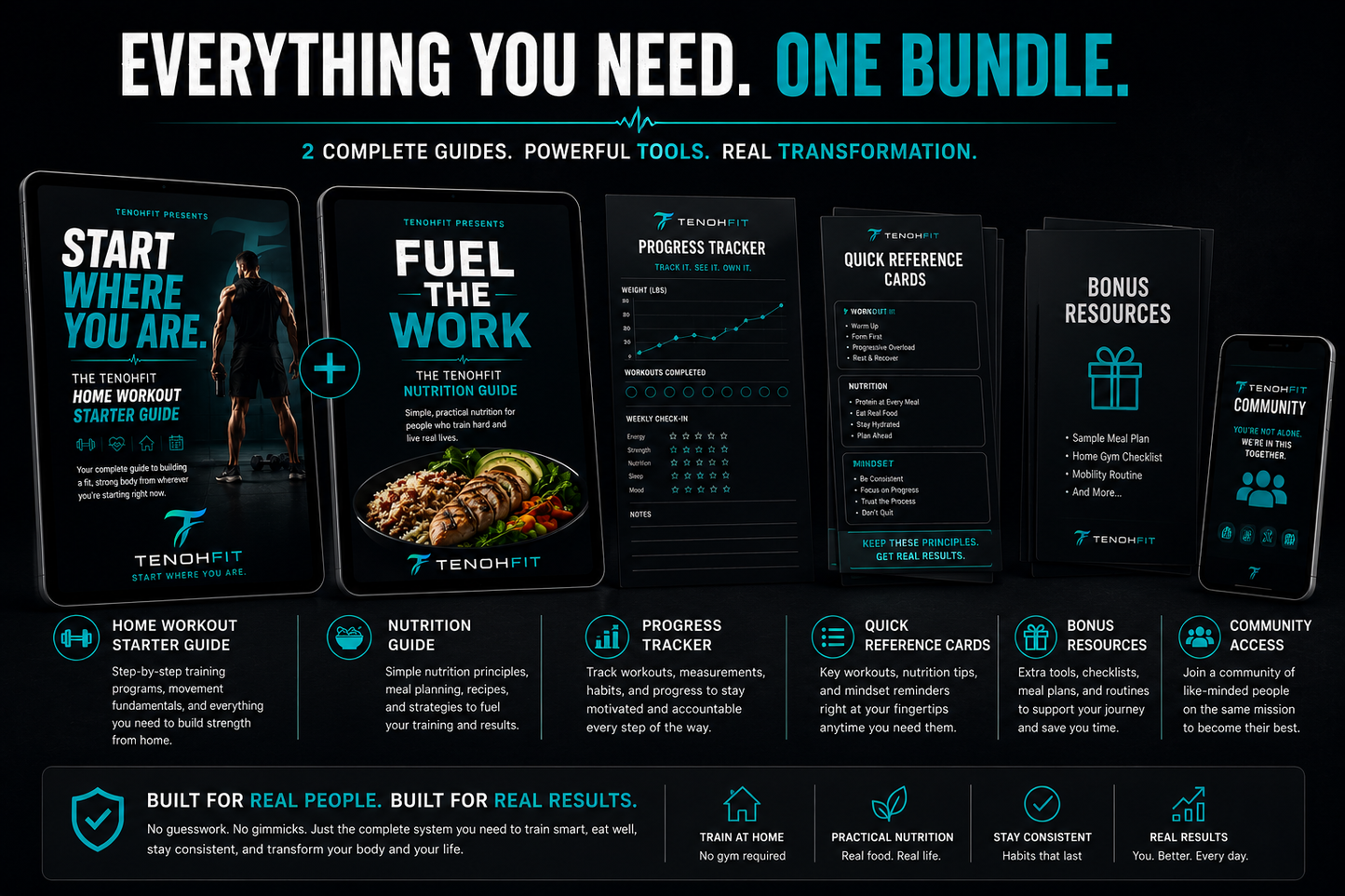 TenohFit Complete Foundation Bundle — Starter Guide + Nutrition Guide