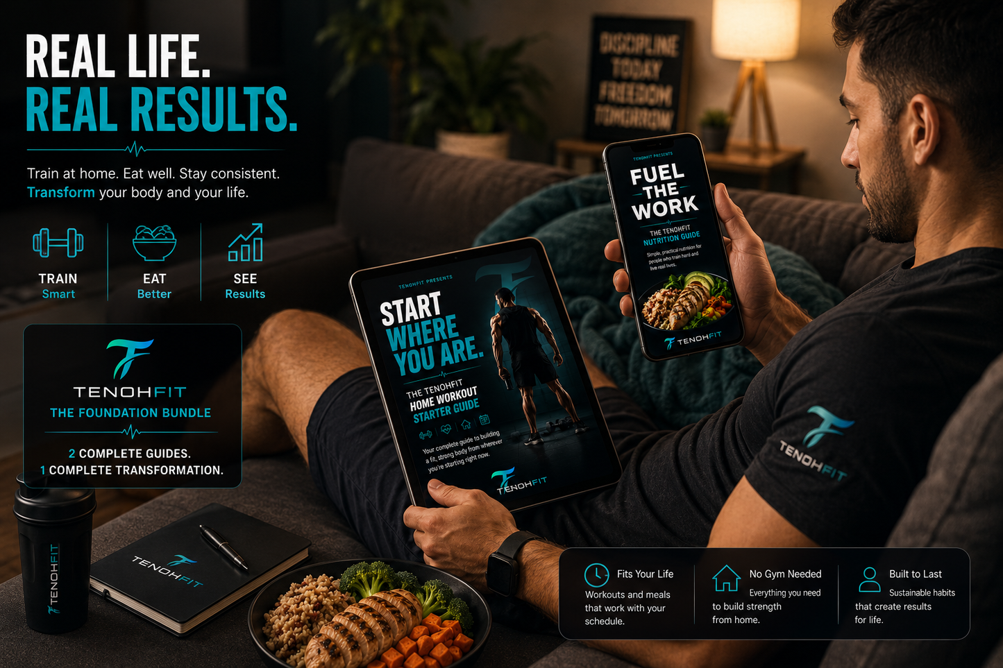 TenohFit Complete Foundation Bundle — Starter Guide + Nutrition Guide
