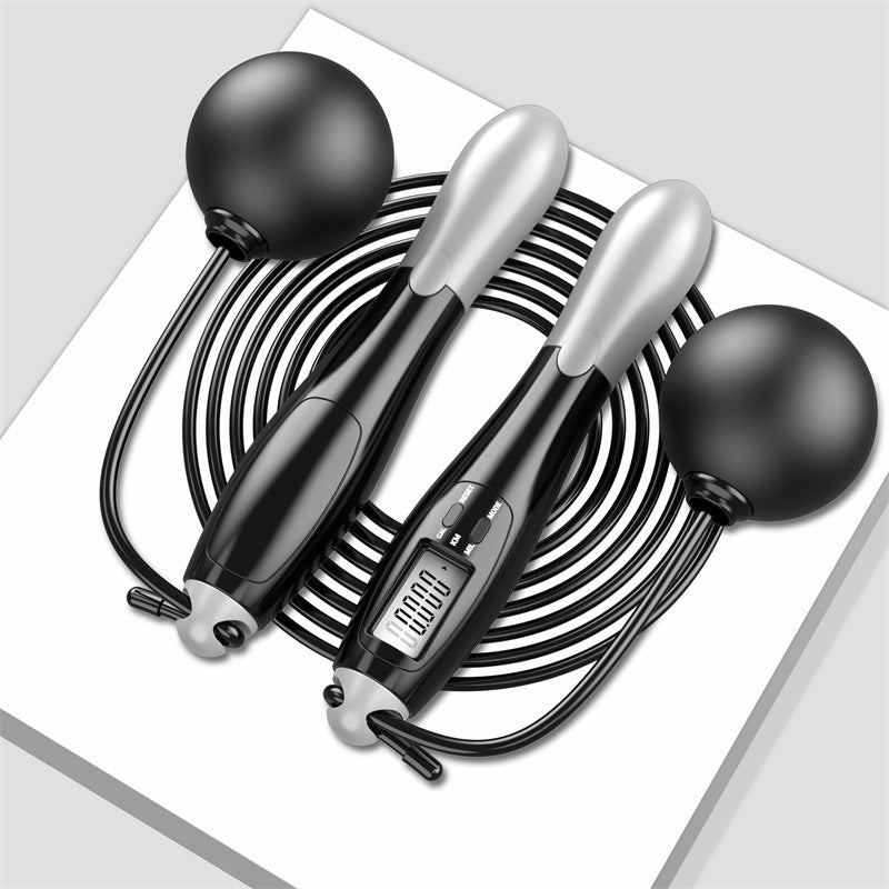 TenohFit Smart Jump Rope Set — Wireless Ball or Traditional Cord with Counter