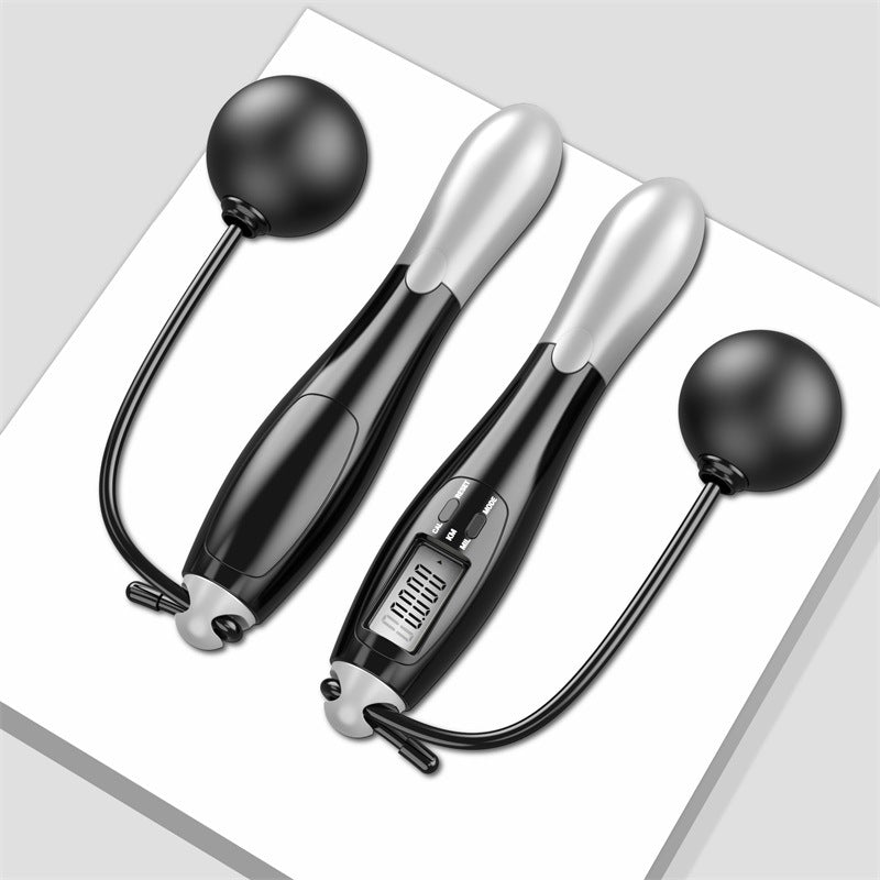 TenohFit Smart Jump Rope Set — Wireless Ball or Traditional Cord with Counter