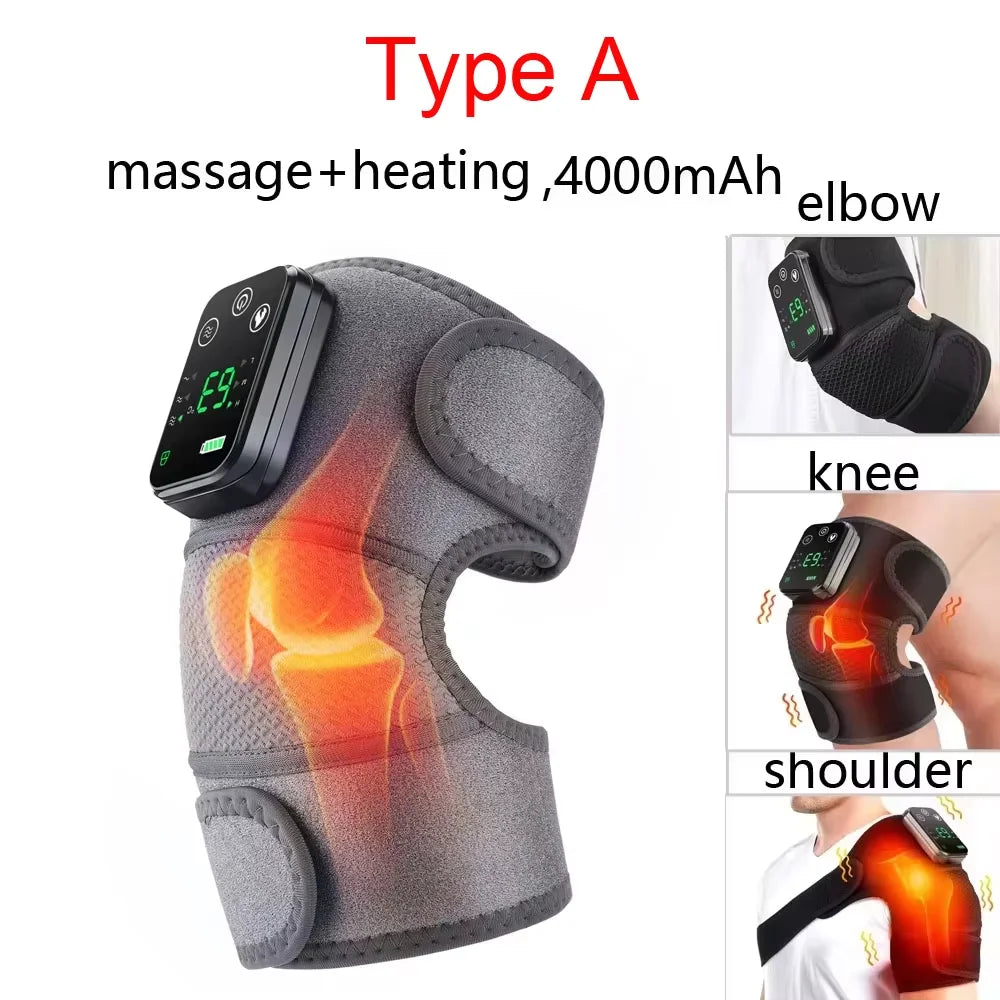 Electric Heated Vibration Massager — Knee Shoulder & Elbow Pain Relief